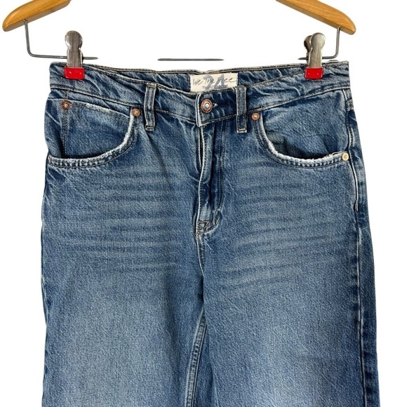 FREE PEOPLE x REVOLVE Straight Up Baggy Jean in Riverside Blue - Picture 5 of 11